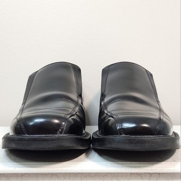 Aldo Men's Black Leather Loafer, Size 41 ~ VGUC - Picture 7 of 14